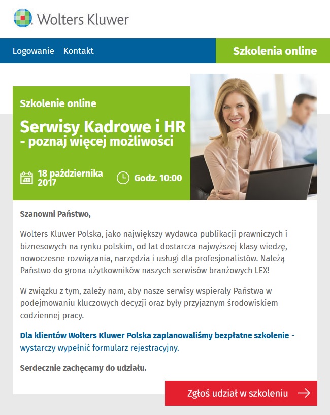 Webinarium "Serwisy Kadrowe i HR - poznaj więcej możliwości"
